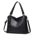 Soft Leather-Look Women's Shoulder Tote Bag
