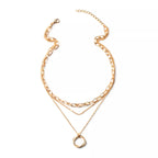 Three Layered Pendant Necklace