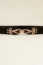 Alloy Buckle Elastic Belt