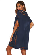 Bohemian Crochet Trim Beach Cover Up Dress
