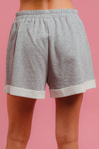 BiBi French Terry Knit Shorts with Side Pocket