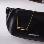 18K Gold-Plated Paperclip Necklace