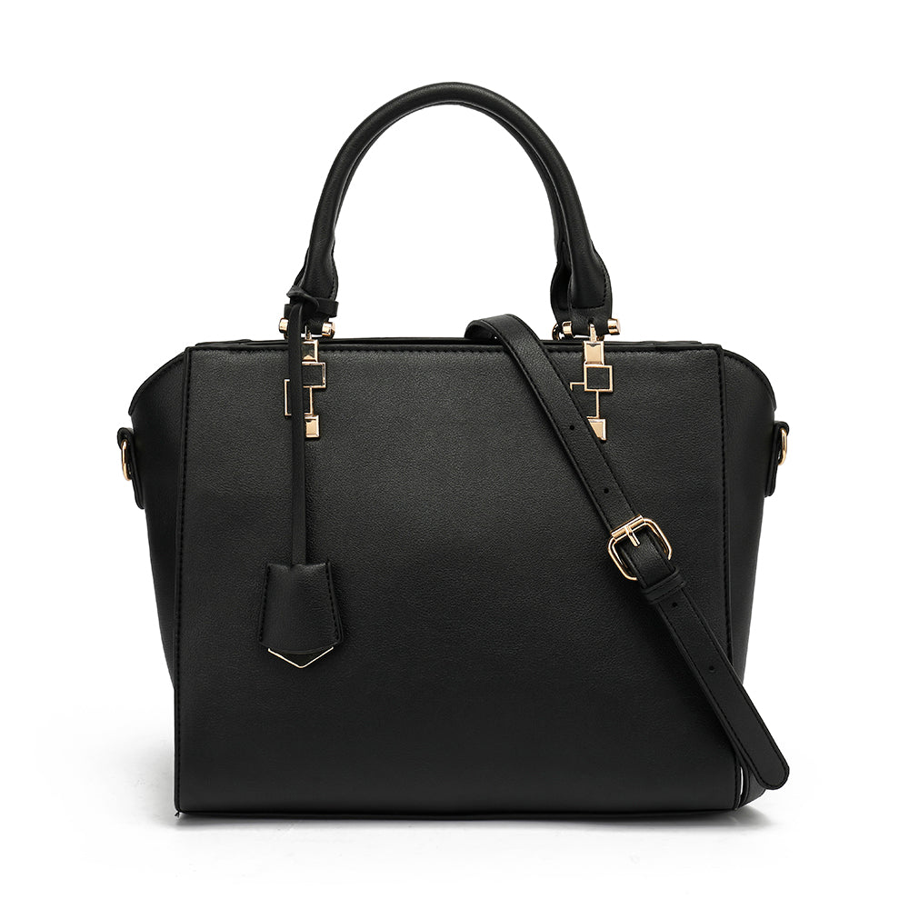 Satchel with Detachable Shoulder Strap