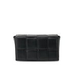 Woven Flap Crossbody