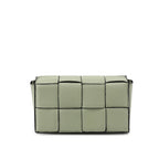 Woven Flap Crossbody