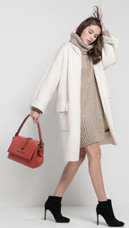 Flap crossbody with toggle detail and chain strap