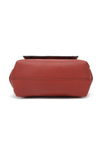 Flap crossbody with toggle detail and chain strap