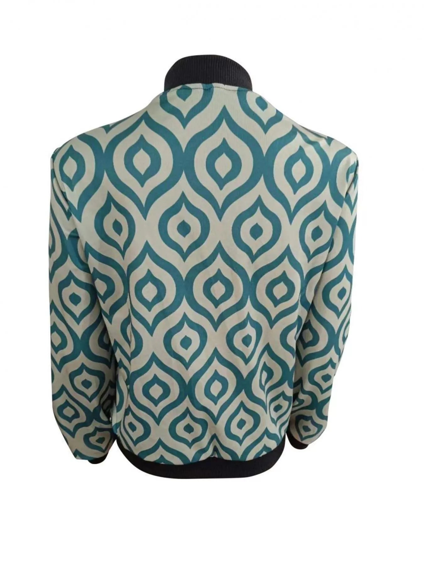 Zip Up Printed Jacket