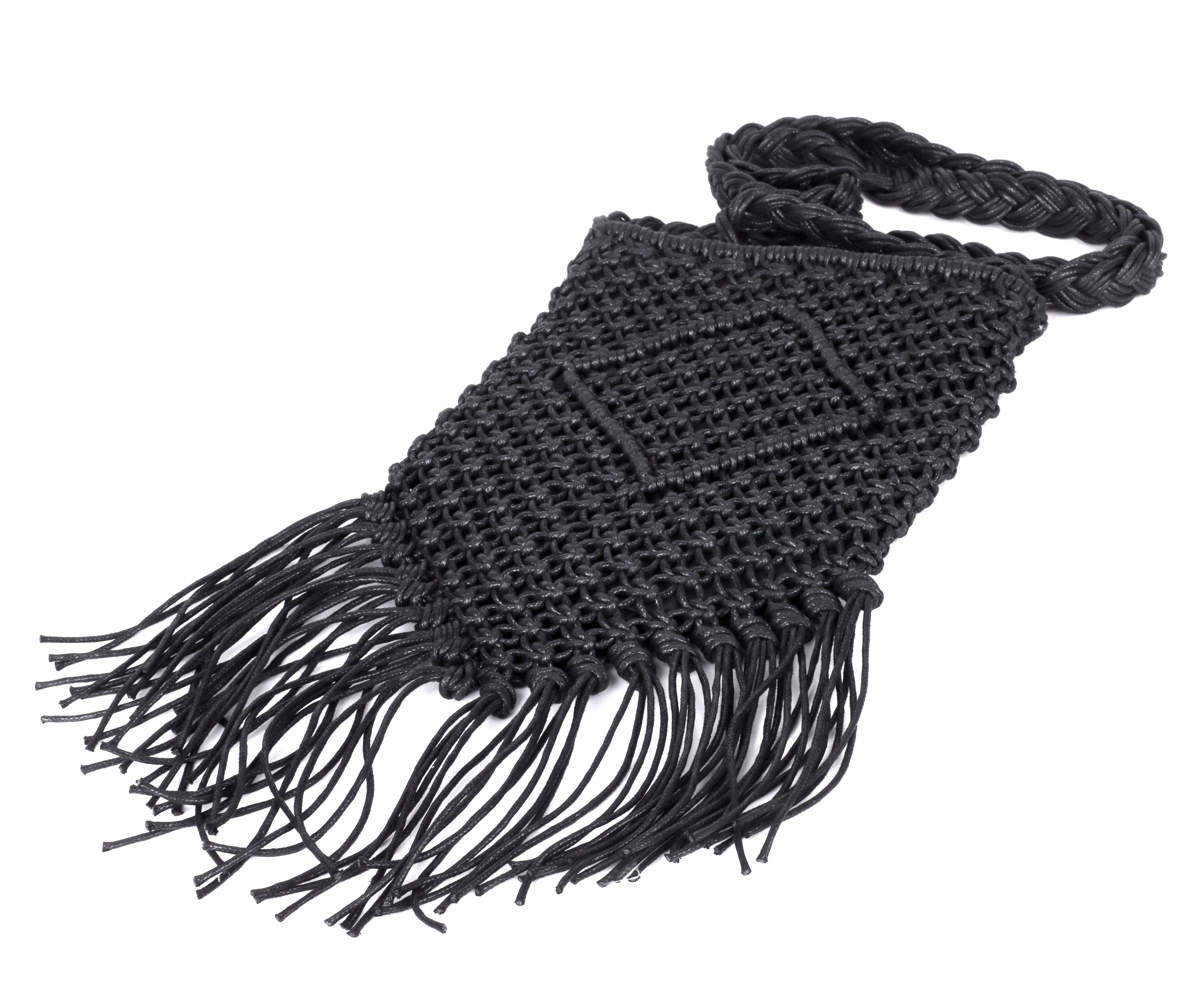 Boho Macrame Crossbody Bag II