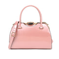 Patent Leather Frame Satchel