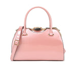 Patent Leather Frame Satchel