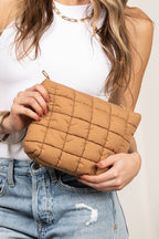 Lainey Quilted Puffer Clutch