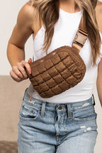Evyn Quilted Puffer Sling Belt Bum Bag