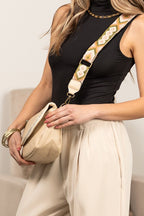 Callie Fold Over Leather Crossbody Sling Bag