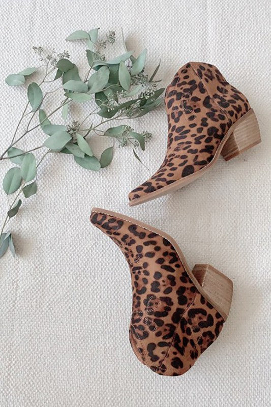 Animal Print Western Boot