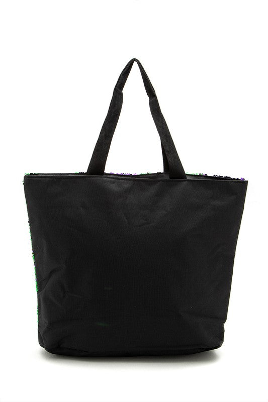 Mardi Gras Sequins Tote