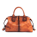 Vintage Full Grain Leather Women's Shoulder Bag