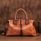 Vintage Full Grain Leather Women's Shoulder Bag