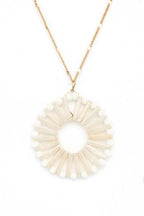 Beaded Pendant Necklace