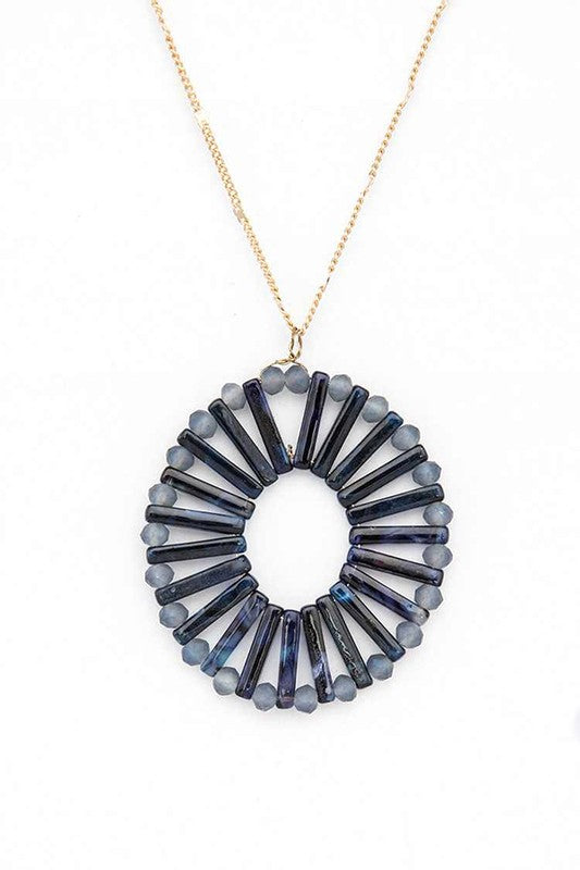 Beaded Pendant Necklace