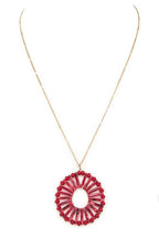 Beaded Pendant Necklace