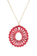 Beaded Pendant Necklace