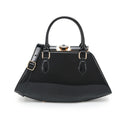 Patent Leather Frame Satchel