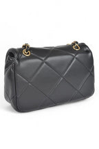 Quilted Twist Lock Classy Shoulder Bag