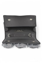 Sparkle Flower Top Handle Clutch Bag
