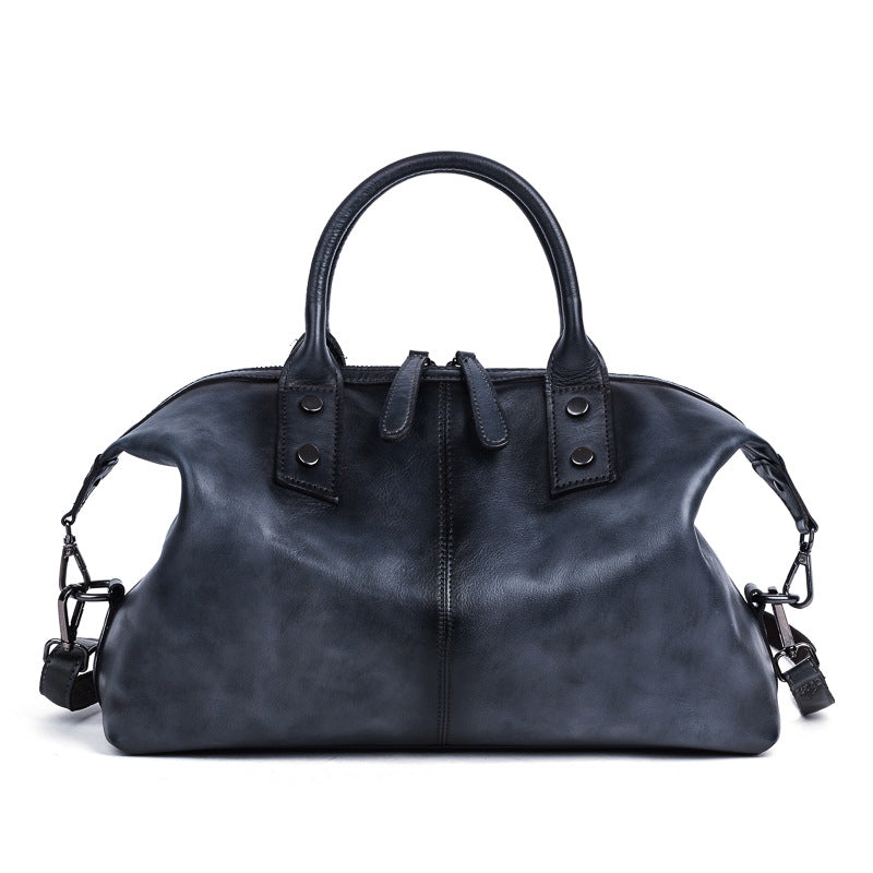 Vintage Full Grain Leather Women's Shoulder Bag