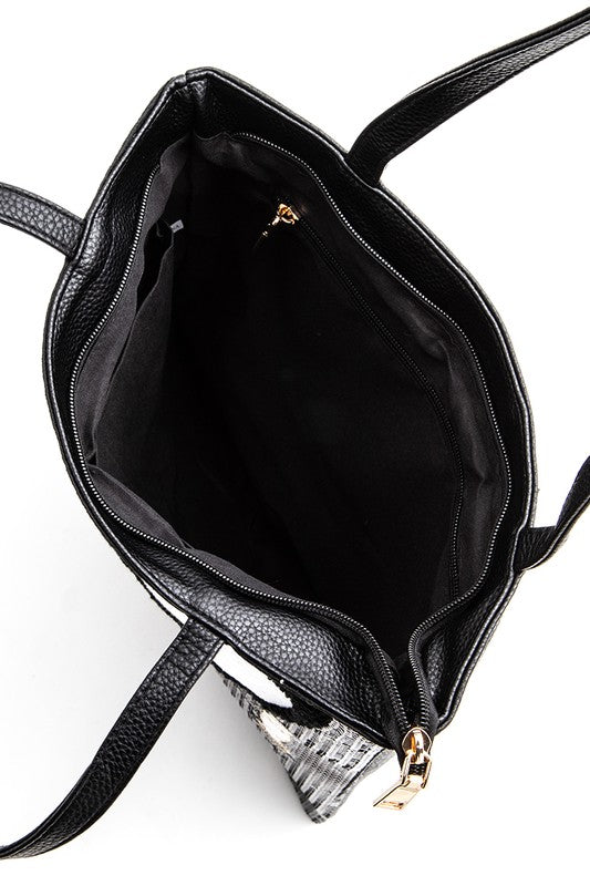 Classy Girl Sequins Oversize Fashion Tote Bag