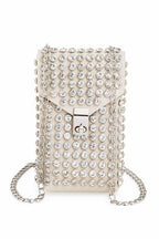 Crystal Studs Cellphone Convertible Bag