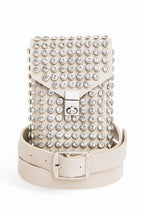 Crystal Studs Cellphone Convertible Bag