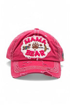 MAMA Bear Embroidered Vintage Cotton Cap