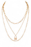 Locket Pendant Layer Necklace