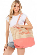 BEACH Crochet Summer Tote