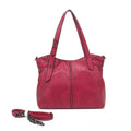 Double Handle Stud North South Tote