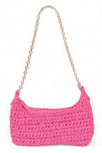 Faux Straw Fashion Shoulder Bag
