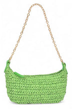 Faux Straw Fashion Shoulder Bag