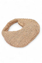 Faux Straw Summer Hobo Bag