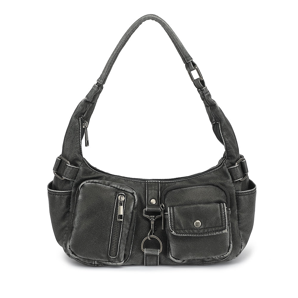 Distressed Washed E/W Hobo