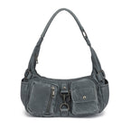 Distressed Washed E/W Hobo