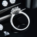 2 Carat Moissanite 925 Sterling Silver Ring