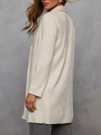 Full Size Open Front Longline Outerwear Plus Size