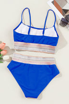 Scoop Neck Spaghetti Strap Bikini Set