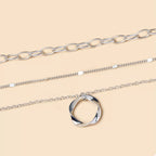 Three Layered Pendant Necklace