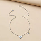 Alloy Heart Pendant Necklace