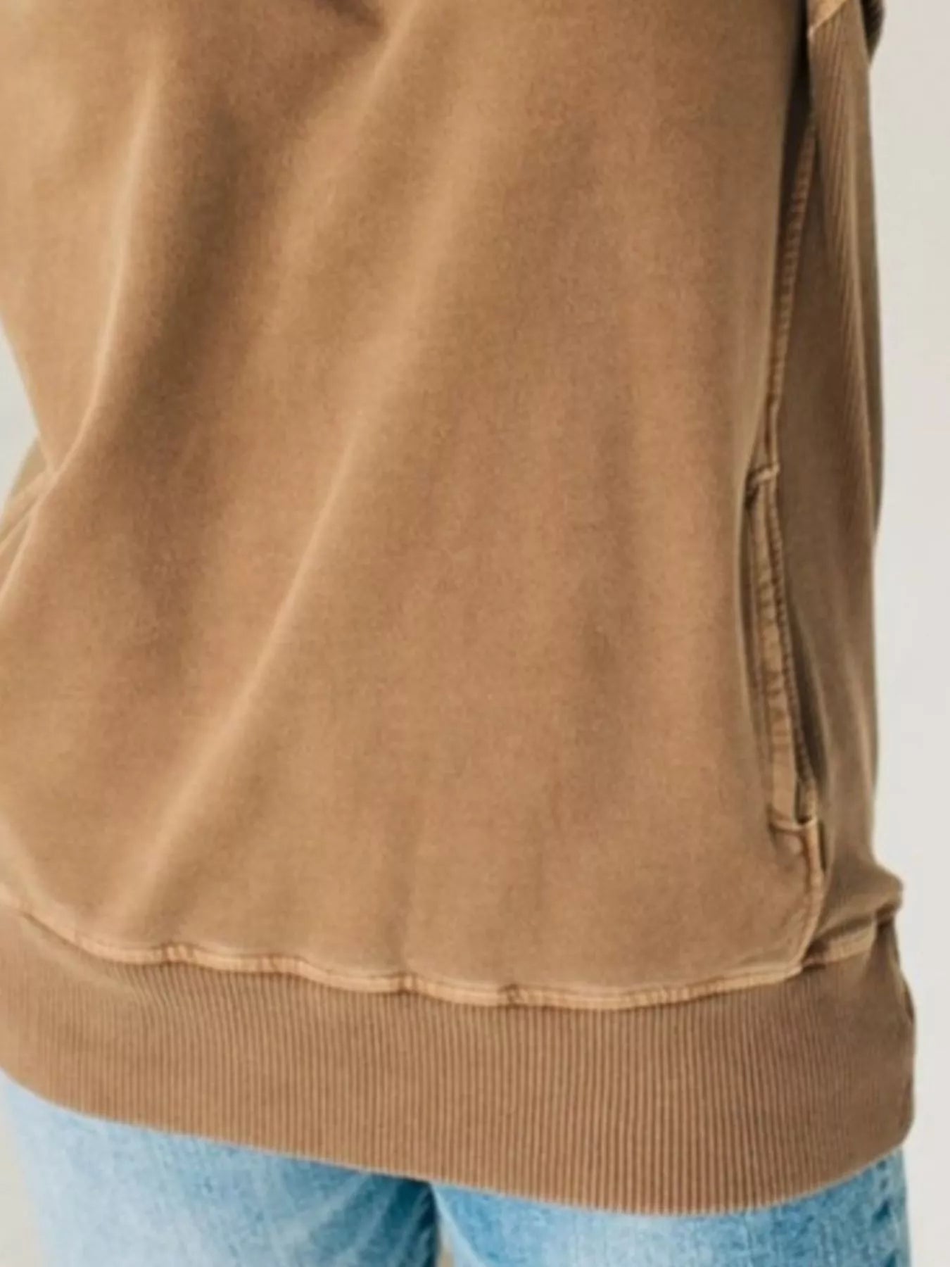 Full Size Crew Neck Raglan Sleeve Sweatshirt Plus Size