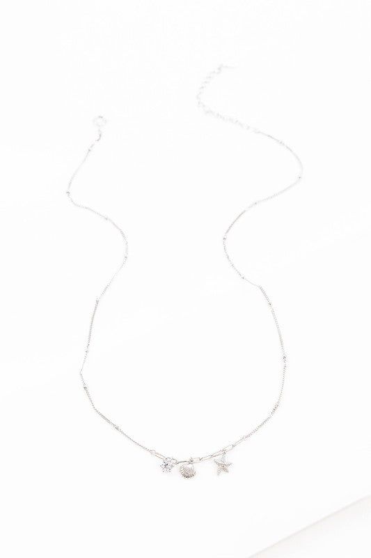 By The Sea Charm Necklace | Silver (sterl.)