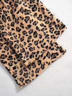 Leopard Wide Leg Pants